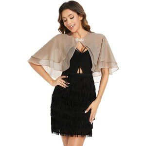 Women's Sheer Tencel Shawls and Wraps-Camel